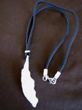 Silver Driftwood Design Necklace