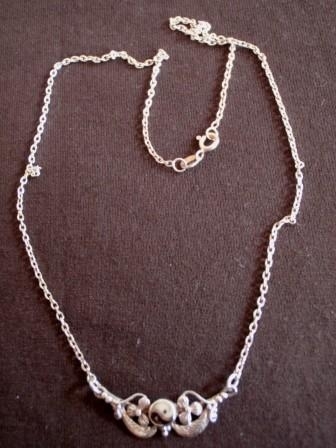 Silver Yin-Yang Necklace