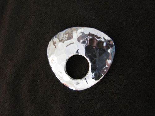 Silver Hammered Pendant