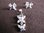 Silver Cubic Zirconia Butterfly Earrings