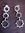 Silver Daisy Chain Drop Earrings