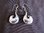 Silver Swirl Drop Earrings