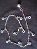 Silver Circle and Bell Ankle Chain