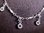 Silver Circle and Bell Ankle Chain