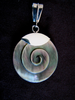 Silver Grey Mother of Pearl Pendant