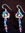 Silver Multi-Colour Crystal Earrings
