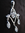 Silver Cubic Zirconia Chandelier Pendant