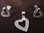Silver Cubic Zirconia Heart Pendant