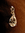 Silver Teardrop Cubic Zirconia Pendant