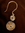 Silver Spiral Drop Earrings