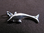 Silver Cubic Zirconia Dolphin Pendant