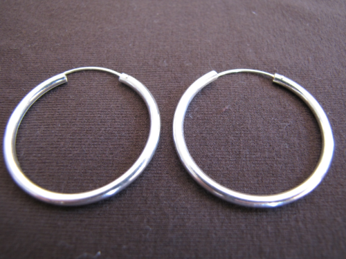 Silver Hoop Earrings - Silver Jewellery Sales