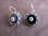 Silver Blue Evil Eye Earrings