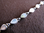 Silver White Mother of Pearl  Bracelet