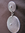 Silver Filigree Double Shield Pendant