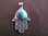 Silver Turquoise Hand of Fatima Pendant