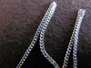 Silver 450mm Fine Curb Chain
