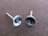 Silver Yin-Yang Stud Earrings