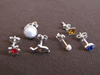 Silver Stud Earrings Collection