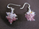 Silver Crystal Cluster Drop Earrings
