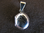 Oval Silver Engraved Locket Pendant