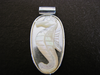 Silver Mother of Pearl Seahorse Pendant