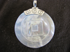 Silver White Mother of Pearl Pendant