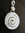 Silver Mother of Pearl Spiral Pendant