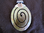 Silver Champagne Mother of Pearl Pendant