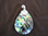 Silver Paua and Mother of Pearl Pendant