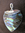 Silver Paua Cubic Zirconia Heart Pendant