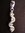Silver Wavy Cubic Zirconia Pendant