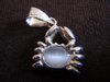 Silver Crab (Cancer Zodiac) Pendant