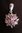 Silver Cubic Zirconia Flower Pendant