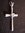 Silver Sparkling Stone Cross Pendant