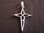 Silver Pointed Cross Pendant