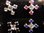 Silver Cubic Zirconia Flower Earrings