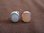 Silver Oval White Mother of Pearl Stud Earrings