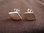 Silver Diamond Shaped White Mother of Pearl Earrings