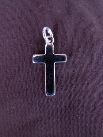 Plain Silver Cross Pendant
