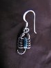 Silver Turquoise Scorpion Earrings