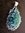 Silver Teardrop Turquoise Pendant
