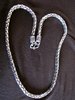 Heavy Silver Handmade Braided Chain