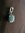 Silver Oval Emerald Pendant