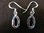 Silver Oval Mother of Pearl Earrings