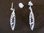 Silver Amethyst Cubic Zirconia Earrings