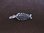 Silver Fish Bone Pendant