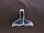 Silver Whale Tail (Fluke) Pendant