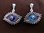 Silver Eye Shaped Evil Eye Pendant