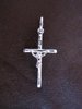 Silver Crucifix Cross Pendant